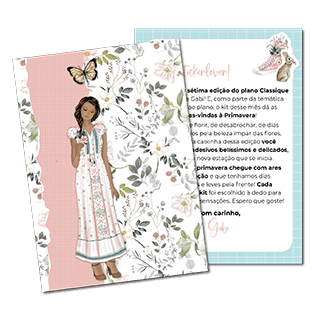 Card Colecionável - Adesivos do Atelier Gabi de Sanctis