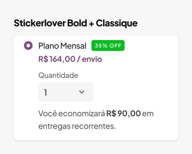 Como funciona assinar no Clube de Adesivos da Gabi de Sanctis