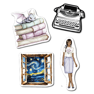 Die Cuts - Adesivos do Atelier Gabi de Sanctis