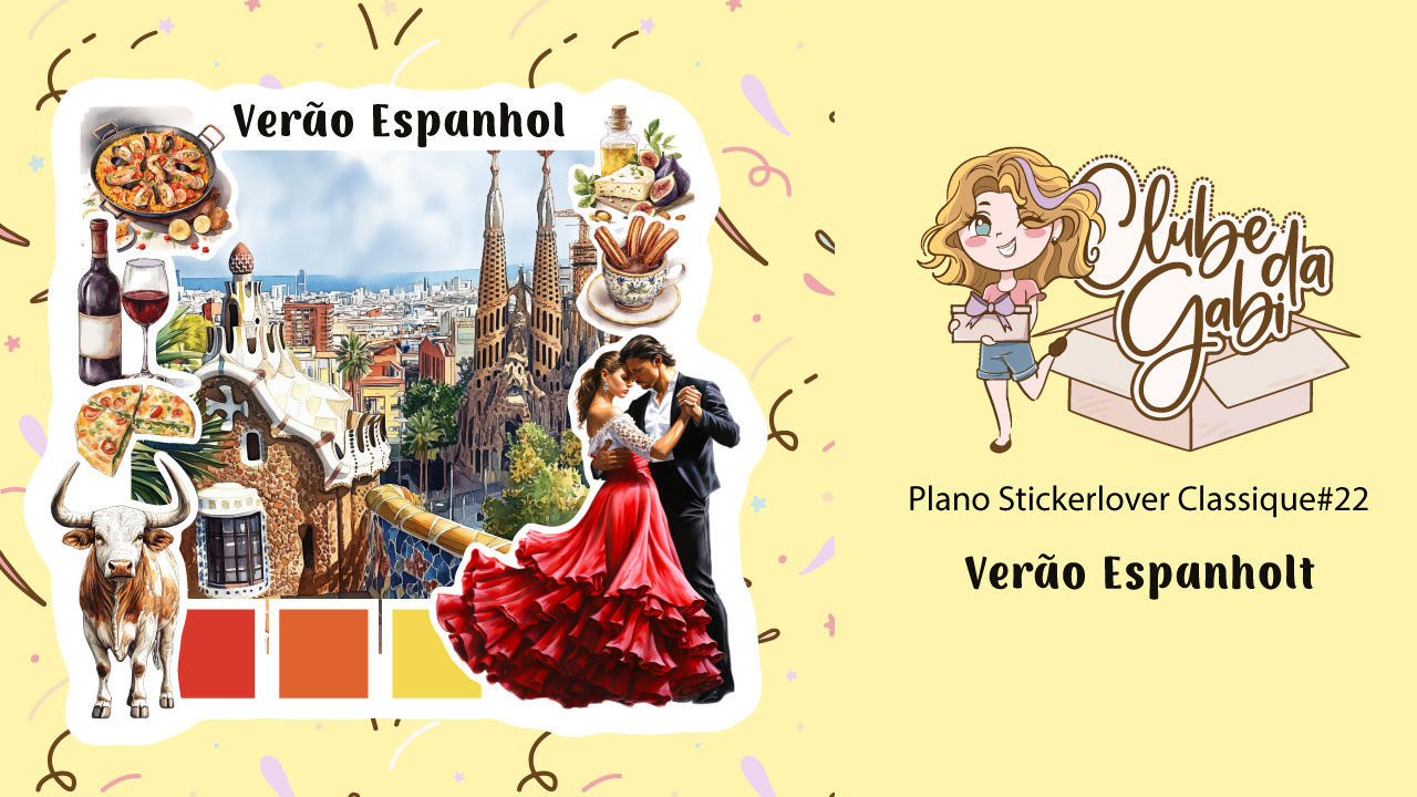 Stickerlover Classique #22 - Clube de Adesivos da Gabi