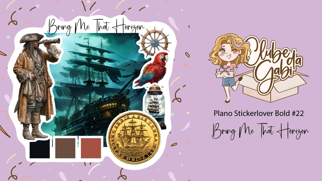 Stickerlover Bold #22 - Clube de Adesivos da Gabi