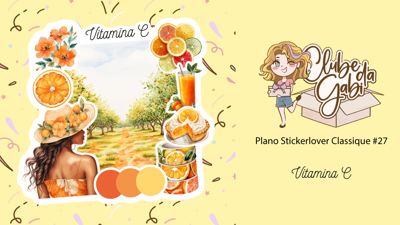 Stickerlover Classique #27 - Clube de Adesivos da Gabi